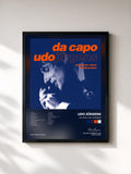 #noir Tableau de l'album da capo, Udo Jürgens de Udo Jürgens, cadre noir, imprimé et encadré en France