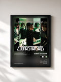 #noir Tableau de l'album Amp'd Mobile EP            de Cobra Starship, cadre noir, imprimé et encadré en France