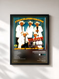 #noir Tableau de l'album Puros Grandes Corridos de Vagon Chicano, cadre noir, imprimé et encadré en France