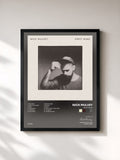 #noir Tableau de l'album First Mind de Nick Mulvey, cadre noir, imprimé et encadré en France