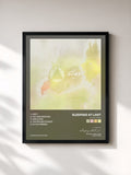 #noir Tableau de l'album Atlas: Light de Sleeping At Last, cadre noir, imprimé et encadré en France