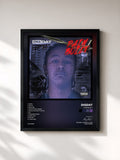 #noir Tableau de l'album Pain Built de DigDat, cadre noir, imprimé et encadré en France
