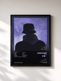 #noir Tableau de l'album NOVEL de Code Kunst, cadre noir, imprimé et encadré en France