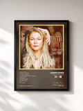 #noir Tableau de l'album Today Is Christmas de LeAnn Rimes, cadre noir, imprimé et encadré en France