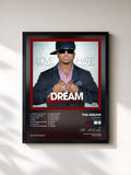 #noir Tableau de l'album Love/Hate (Deluxe Edition) de THE-DREAM, cadre noir, imprimé et encadré en France