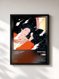 #noir Tableau de l'album Once de Peggy Gou, cadre noir, imprimé et encadré en France