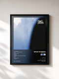 #noir Tableau de l'album bad pieces de wave to earth, cadre noir, imprimé et encadré en France