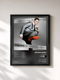 #noir Tableau de l'album Crazy Love (Hollywood Edition) de Michael Bublé, cadre noir, imprimé et encadré en France