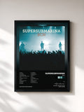 #noir Tableau de l'album BCN de Supersubmarina, cadre noir, imprimé et encadré en France