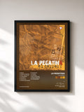 #noir Tableau de l'album Al Carrer! de La Pegatina, cadre noir, imprimé et encadré en France