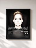 #noir Tableau de l'album Avril Lavigne (Expanded Edition) de Avril Lavigne, cadre noir, imprimé et encadré en France