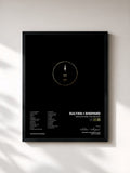 #noir Tableau de l'album Circle In Time: The Trilogy de Sultan + Shepard, cadre noir, imprimé et encadré en France