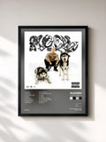 #noir Tableau de l'album Augen Husky 2 de Olexesh, cadre noir, imprimé et encadré en France