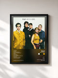 #noir Tableau de l'album His 'N' Hers de Pulp, cadre noir, imprimé et encadré en France