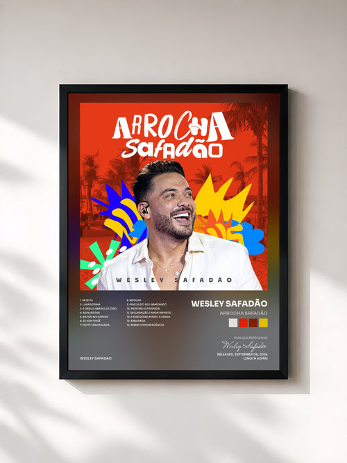 Wesley Safadão · Arrocha Safadão — Affiche encadrée