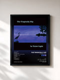#noir Tableau de l'album In Violet Light de The Tragically Hip, cadre noir, imprimé et encadré en France
