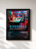 #noir Tableau de l'album Riverdale: Season 1 (Original Television Soundtrack) de Riverdale Cast, cadre noir, imprimé et encadré en France