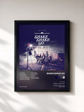 #noir Tableau de l'album All in Time de Shake Shake Go, cadre noir, imprimé et encadré en France