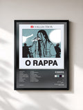 #noir Tableau de l'album iCollection de O Rappa, cadre noir, imprimé et encadré en France