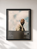 #noir Tableau de l'album Let Love de Common, cadre noir, imprimé et encadré en France