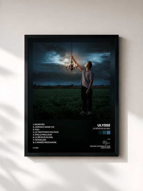 Ulysse · Le rêveur du bal — Affiche encadrée