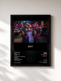 #noir Tableau de l'album We Were Here de BOY, cadre noir, imprimé et encadré en France