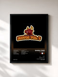 #noir Tableau de l'album Exitos, Vol. 7 de Banda Toro, cadre noir, imprimé et encadré en France