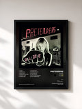 #noir Tableau de l'album Alone de Pretenders, cadre noir, imprimé et encadré en France