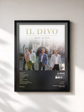 #noir Tableau de l'album Amor & Pasion de Il Divo, cadre noir, imprimé et encadré en France