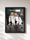 #noir Tableau de l'album Max & Match de LOONA, cadre noir, imprimé et encadré en France