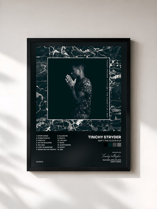 Tinchy Stryder · 360º / The Cloud 9 LP — Affiche encadrée