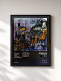 #noir Tableau de l'album My Whole Life de Benjamin, cadre noir, imprimé et encadré en France