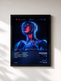 #noir Tableau de l'album Metamorph de The Score, cadre noir, imprimé et encadré en France