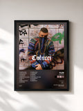 #noir Tableau de l'album Colucci de Fler, cadre noir, imprimé et encadré en France