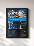 #noir Tableau de l'album Shout To The Lord Platinum 2 de Hillsong Worship, cadre noir, imprimé et encadré en France