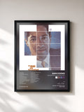 #noir Tableau de l'album The Man Who Invented Soul de Sam Cooke, cadre noir, imprimé et encadré en France