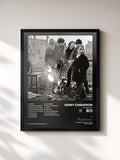 #noir Tableau de l'album The Bonny de Gerry Cinnamon, cadre noir, imprimé et encadré en France
