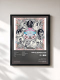 #noir Tableau de l'album The Boys - The 3rd Album de Girls' Generation, cadre noir, imprimé et encadré en France