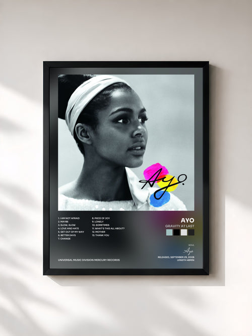 Ayo · Gravity At Last — Affiche encadrée