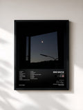 #noir Tableau de l'album lunaR de Edo Saiya, cadre noir, imprimé et encadré en France