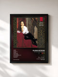 #noir Tableau de l'album Exitos de gloria estefan de Gloria Estefan, cadre noir, imprimé et encadré en France