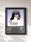 #noir Tableau de l'album Out Of Reach - The Remixes EP de Gabrielle, cadre noir, imprimé et encadré en France