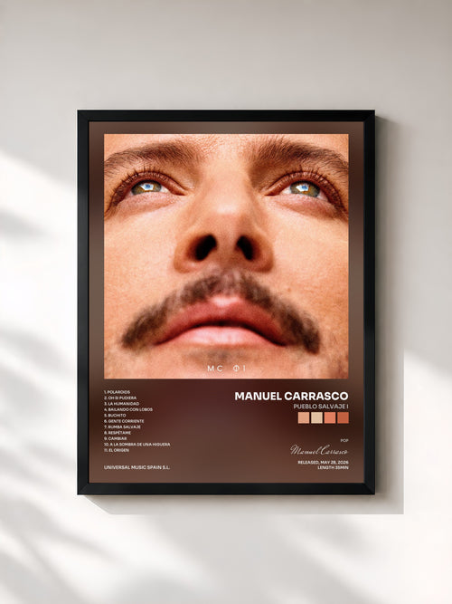 Manuel Carrasco · Pueblo Salvaje I — Affiche encadrée