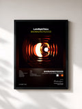 #noir Tableau de l'album Late Night Tales: BADBADNOTGOOD de Badbadnotgood, cadre noir, imprimé et encadré en France