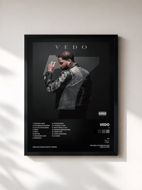 Vedo · 7 — Affiche encadrée