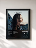 #noir Tableau de l'album I Am (Deluxe) de Leona Lewis, cadre noir, imprimé et encadré en France