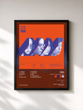 #noir Tableau de l'album 4 Walls - The 4th Album de F(x), cadre noir, imprimé et encadré en France