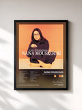 #noir Tableau de l'album Les triomphes de Nana Mouskouri de Nana Mouskouri, cadre noir, imprimé et encadré en France