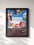 #noir Tableau de l'album Storks (Original Motion Picture Soundtrack) de Mychael Danna, cadre noir, imprimé et encadré en France