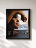 #noir Tableau de l'album Ticket To The World de Ayo, cadre noir, imprimé et encadré en France
